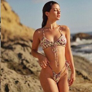 MAAJI x Revolve Set - Clementine Bikini Top & Traviesa Cheeky Thong Bottom S/M